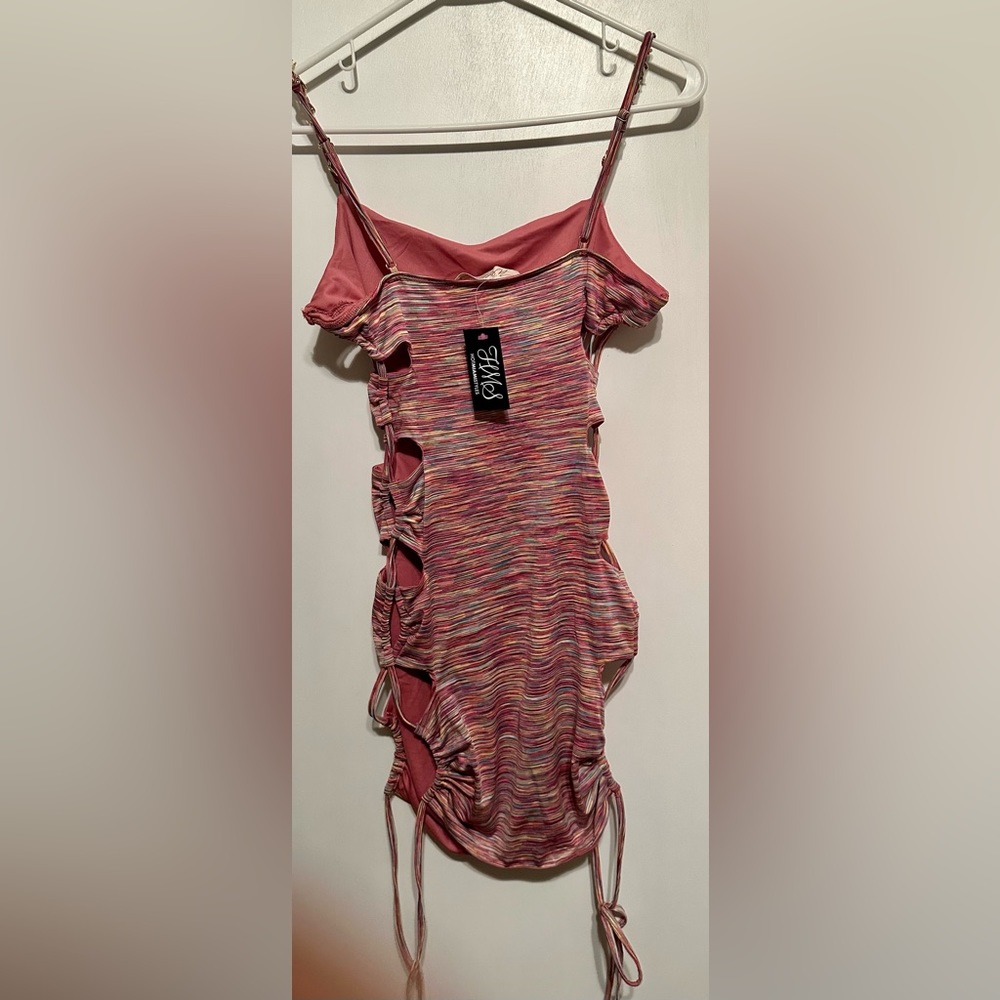 Never worn multi colored dress
